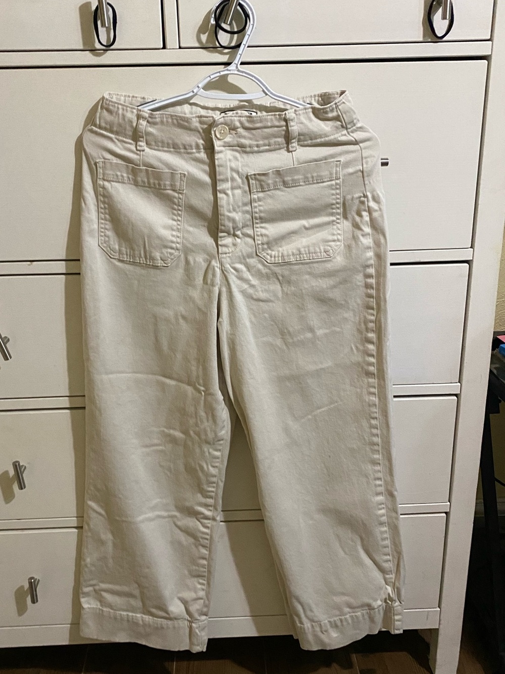 Bagatelle Wide-Leg Chinos (white)